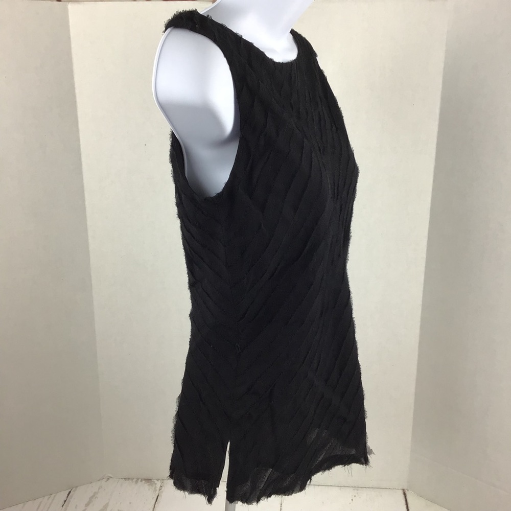 Silk Ruffle Top - Picture 3 of 6